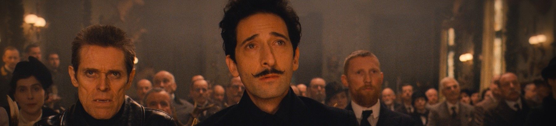 The reading of the will in Grand Budapest Hotel