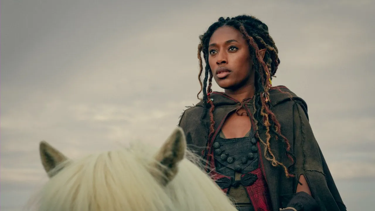 Sophia Brown as Éile in The Witcher: Blood Origin.
