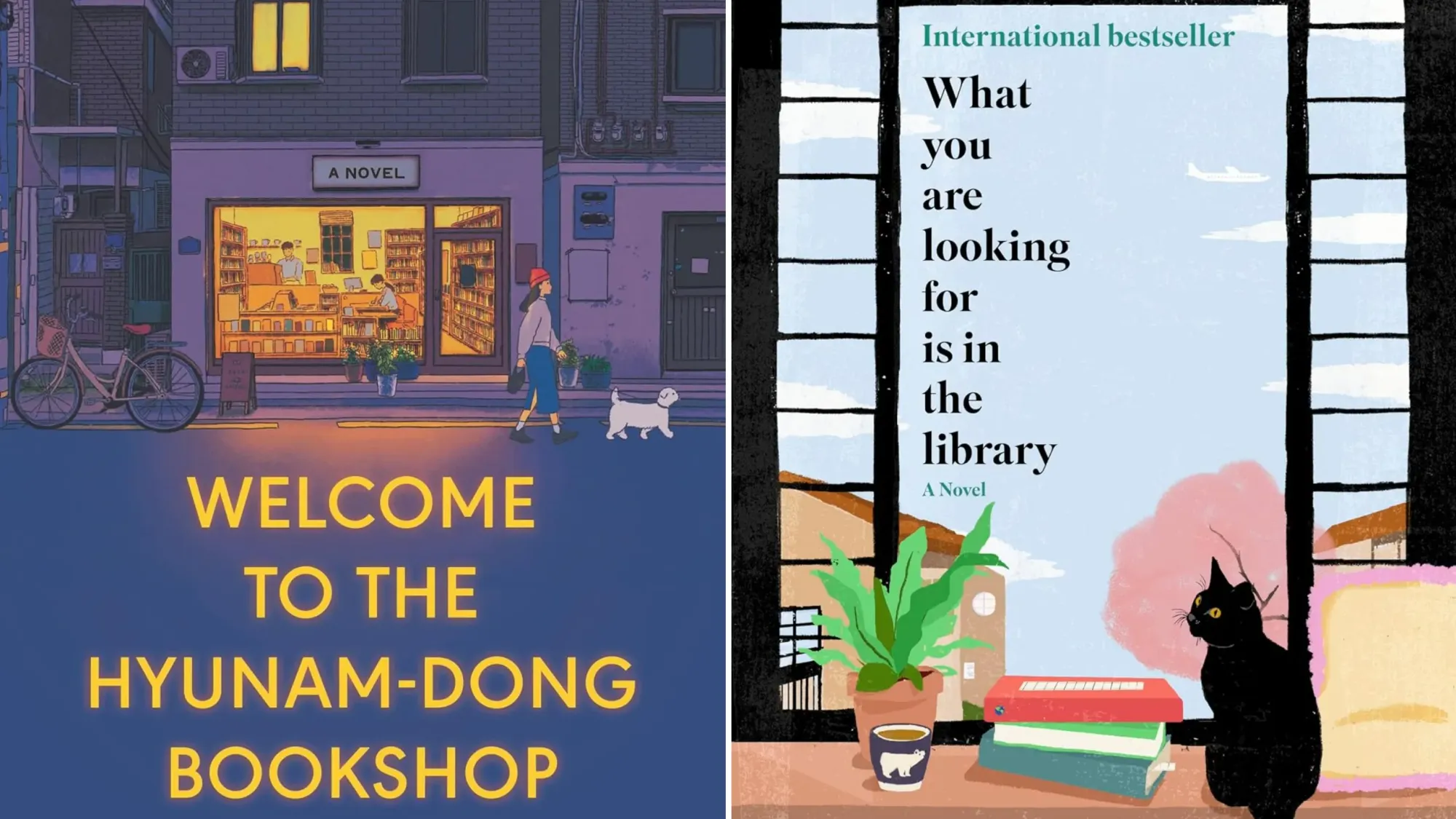 Book covers for popular slice of life novels translated from Korean and Japanese.